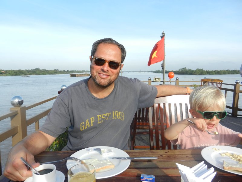 Breakfast on the Mekong