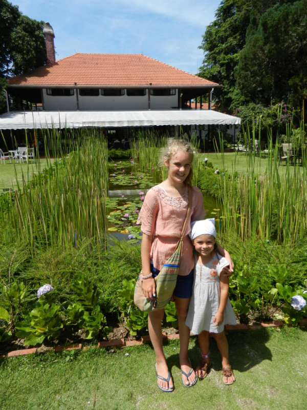 Eleanor and Mimi at the David Brown Restaurant on Penang Hill
