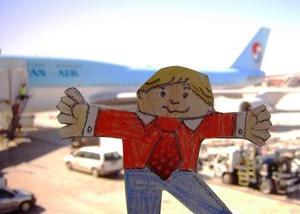 Flat Stanley & the 747