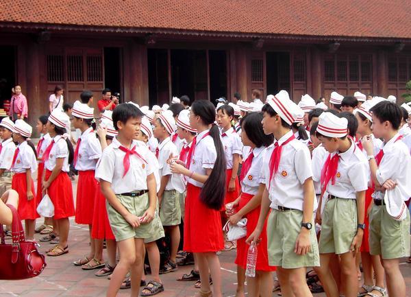 School Kids at the Temple of Literature