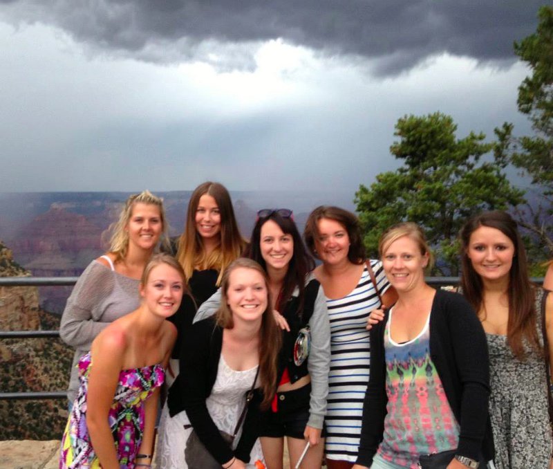 Watching a Thunder Storm over the Canyon