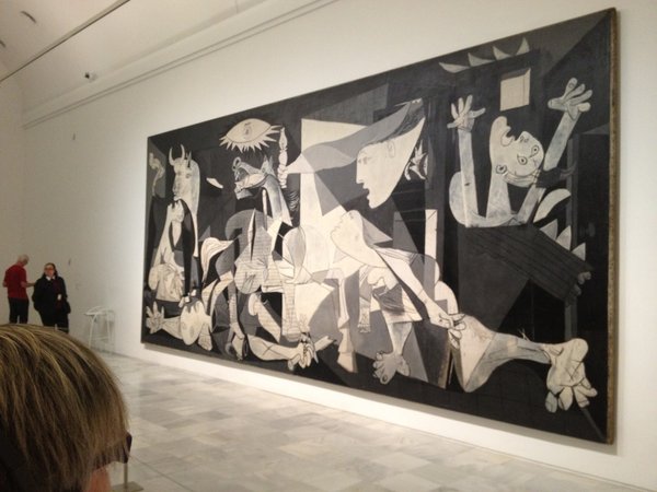 Looking at Guernica