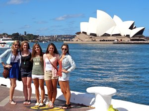 The girls at the Opera House!
