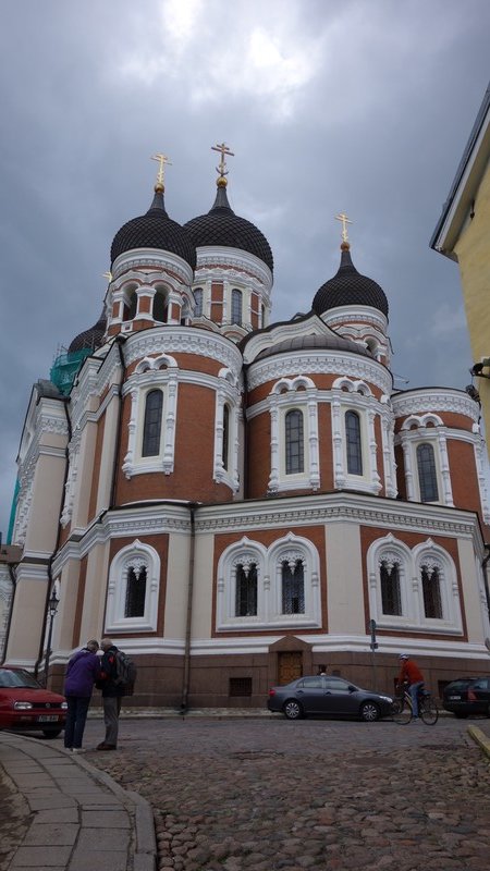 Alexander Nevsky Russian Ortodox church on Toompea hill in Tallin