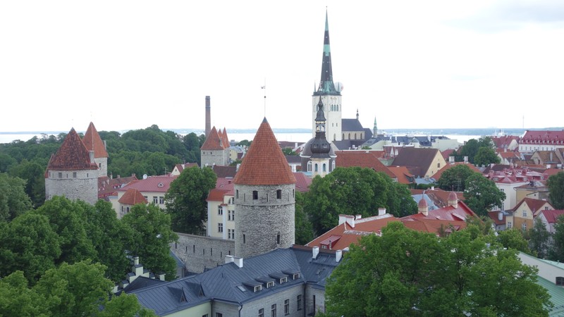 Olde Town Tallinn from Toompea hill
