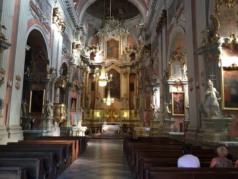 St Theresa's Cathederal - very Baroque