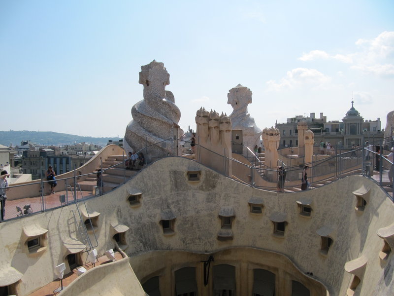 Roof of La Pedrera