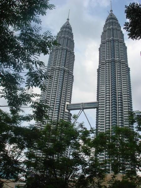 Petronas Towers in daylight 