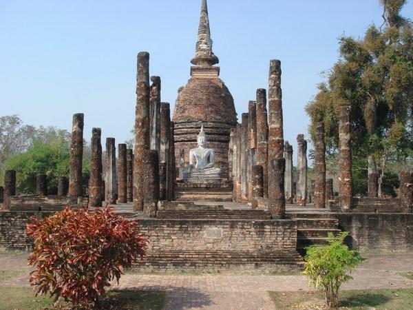One of the temples in Sukhothai