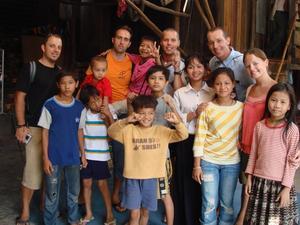 All of us with some of the kids from the orphanage
