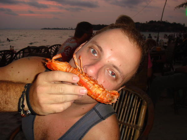 Mark and his lobster