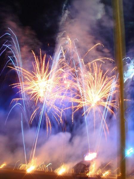 The wicked fireworks display at the easter show