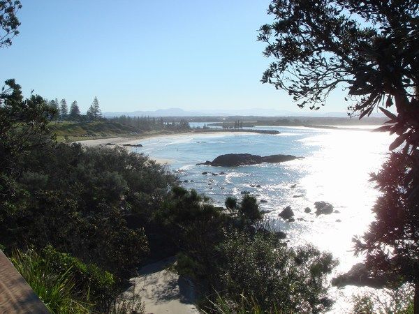 The view from the flag pole over Port Macquarie