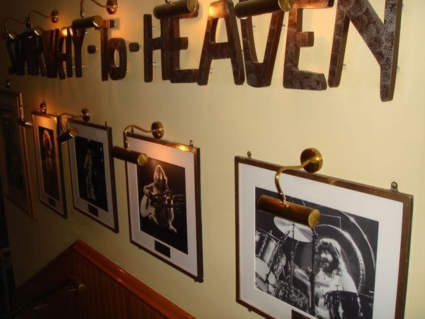 Inside of the hard rock cafe