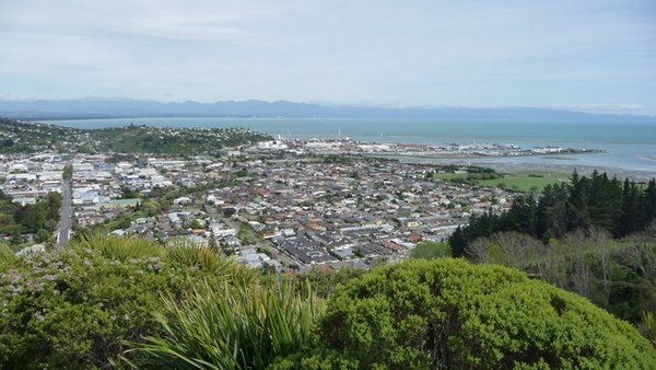 Looking out over Nelson