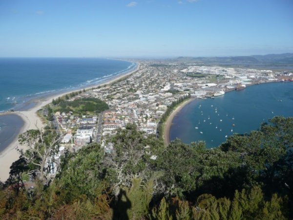 Looking out over Maunganui