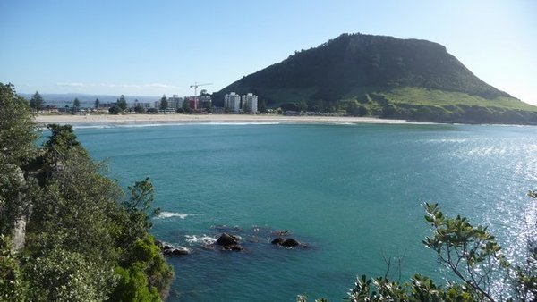 Mount Maunganui and its lovely beach 