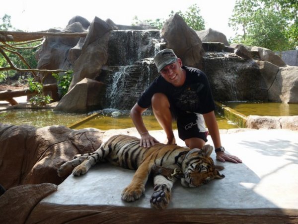 me and my first tiger