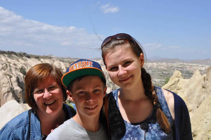 Shannon, Luke and Abby....Cappadocia