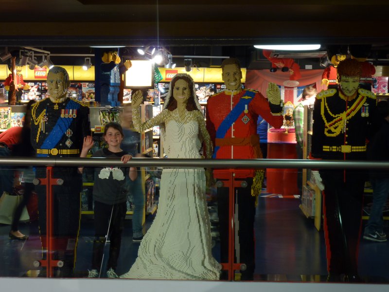 Some Royal lego time in Hamleys