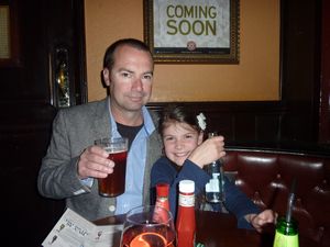 Last pub dinner - daddy v v v sad