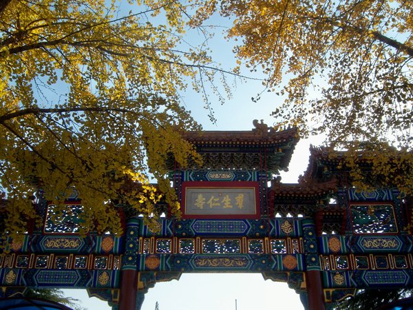 The Lama Temple gate