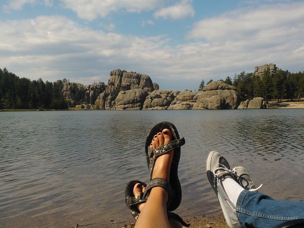 Custer feet photo
