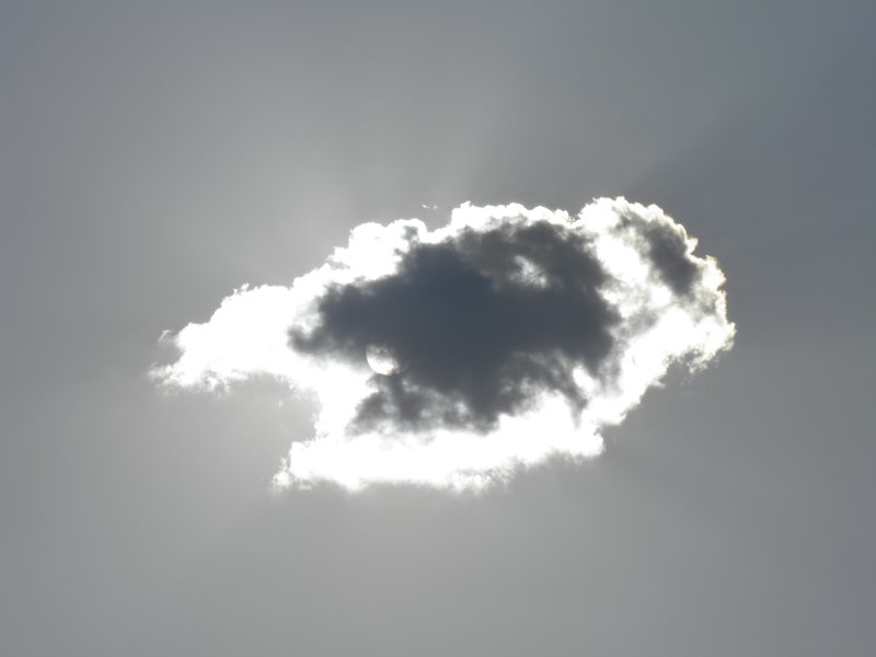 A cloud eclipse (?)