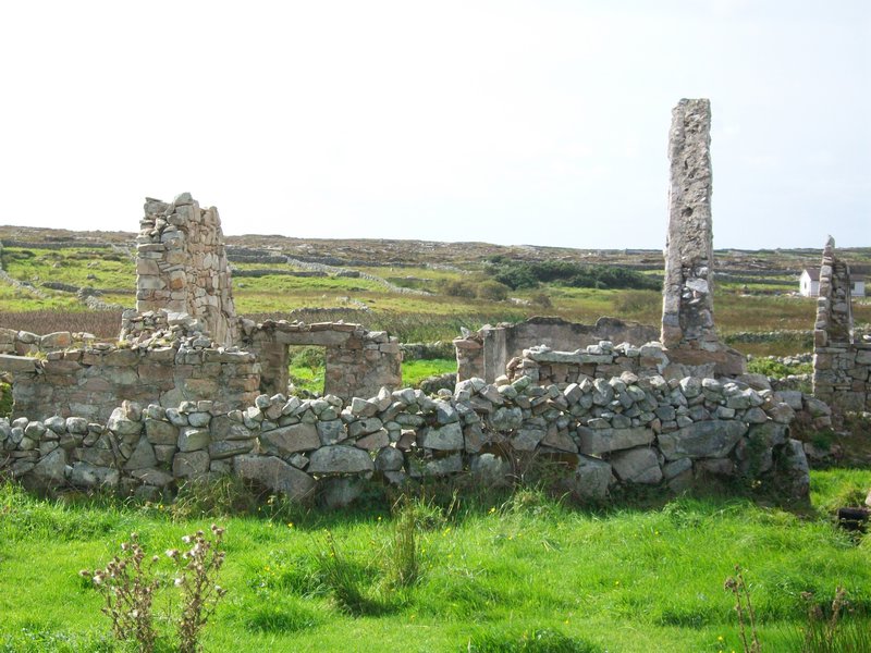 Ruins in the Connemara region