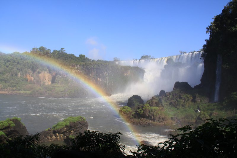 iguassu falls rainbow
