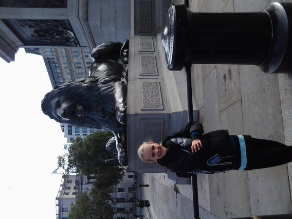 At Trafalgar Square