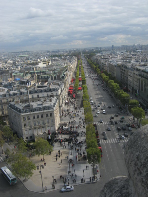 Champs Elysee from Arc de Triomphe