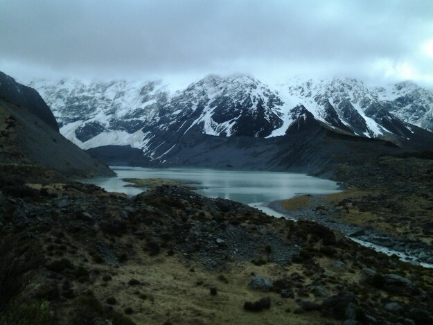 View from the Hooker Valley hike
