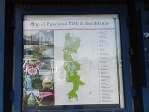 Plan des Pukekura Parks