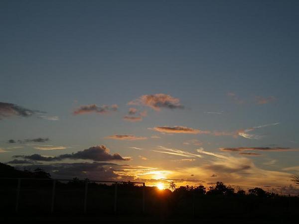 Last South American sunset
