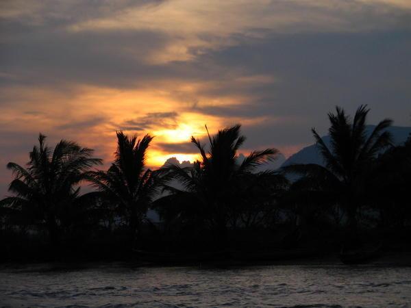 Kampot sunset