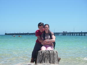 Us at Busselton Jetty