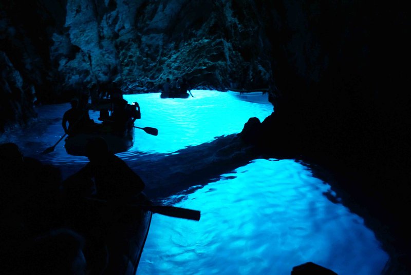 Blue Grotto off coast of Kozimo