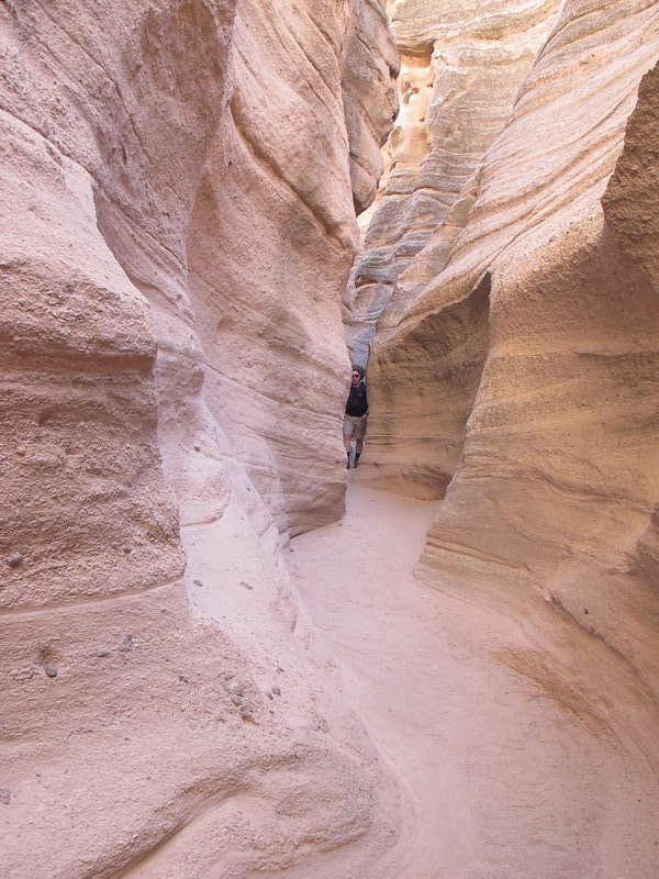Slot-canyon squeeze