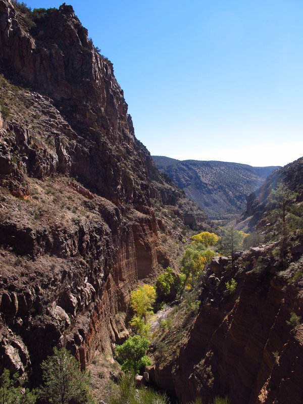 Frijoles Canyon to Rio Grande