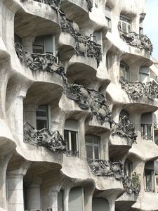 An apartment block by Gaudi