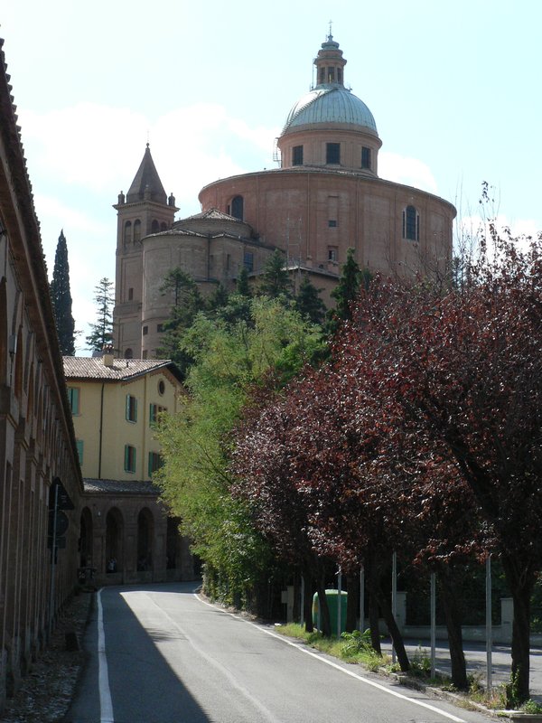 Church of San Luca - nearly at the top!