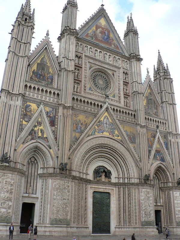 The cathedral at Orvieto