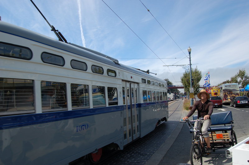 In San Francisco, virtually every mode of transport is available!