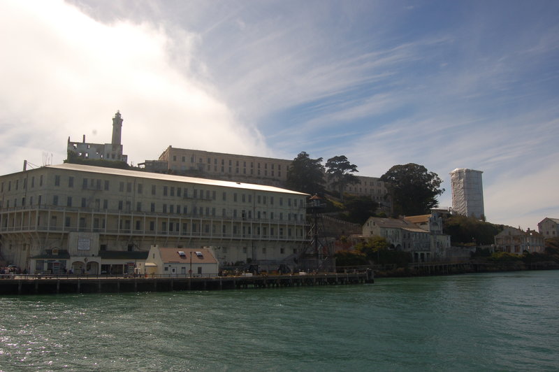 Alcatraz island in the sun!