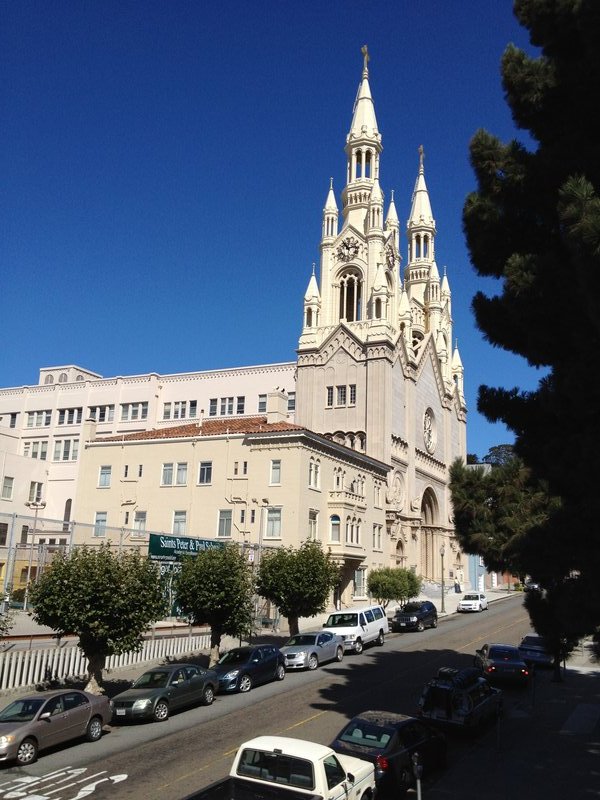 The church where Marilyn Monroe and Jo DiMaggio had their wedding pictures taken (married in city hall)