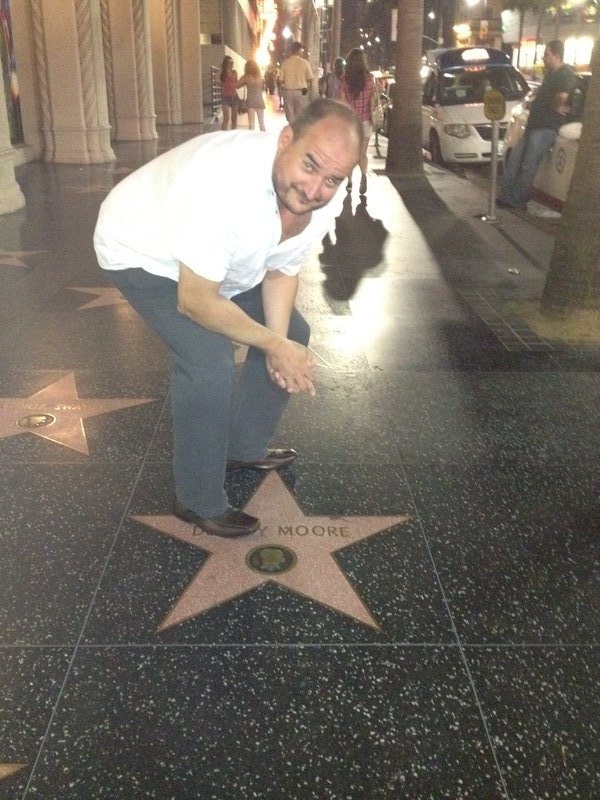Got my star on the walk of fame for services to travel  blogging!