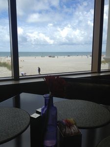 Great view from the Sandpearl Brunch Buffet