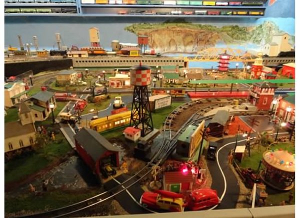 Toy Train Barn mini world