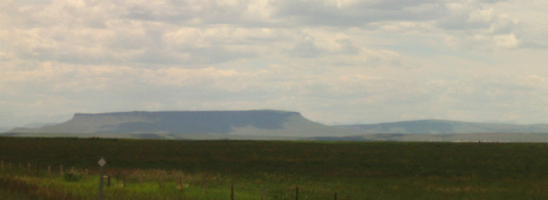 A butte